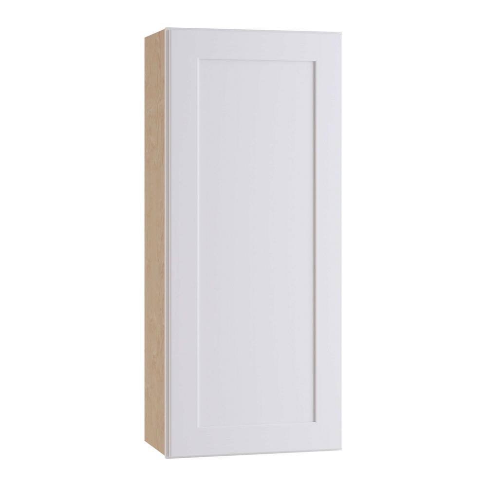 Home Decorators Collection Newport Assembled 18 x 36 x 12 in. Plywood Shaker Wall Kitchen Cabinet Left Soft Close in Painted Pac