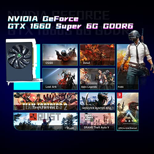 Dell RGB Gaming Desktop PC, Intel I7 3.4Ghz, GeForce GTX 1660 Super 6G GDDR6, 32G Memory, 512G SSD, 3T, WiFi, BT 5.0, RGB Keyboard & Mouse