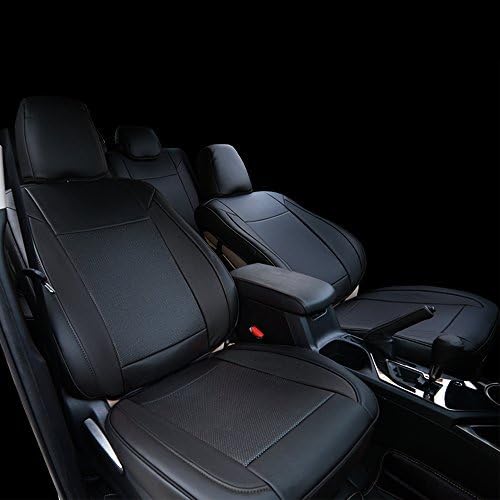 BeHave Car seat Cover,Custom Fit Seat Covers Fit for Toyota RAV4 2019 2020,Leather Auto Seat Covers for SUV Full Set 4pcs Saddle Cover