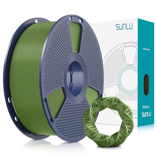 SUNLU 3D Printer Filament Bundle, PLA Plus Filament 10KG 1.75mm, Neatly Wound Filament for Most 3D Printer, 10 Colors, 1kg Spool