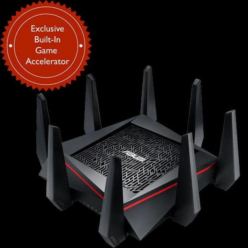 ASUS RT-AC5300 - Wireless router - 4-port switch - 1GbE - Wi-Fi 5 - Dual Band
