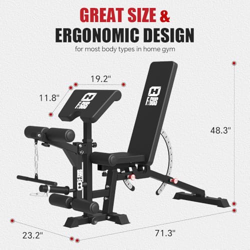 Commercial Smith Machine with Smith Bar, 4000LBS Power Cage Squat Rack with Lever Arm, Leg Press, LAT Pull Down System