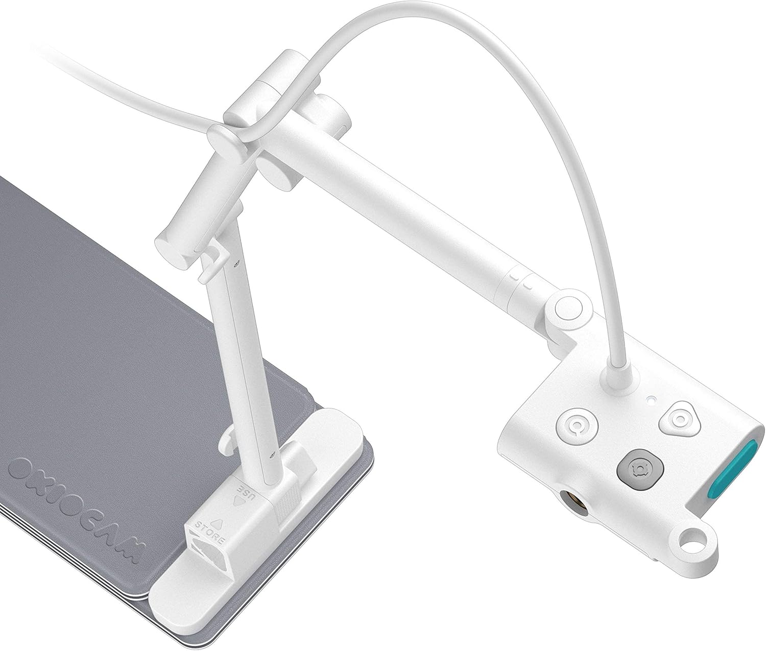 OKIOLABS OKIOCAM S USB 2-in-1 Document Camera & Webcam for Distance Learning, Video Conferencing, Remote Working, Stop Motion, Time Lapse
