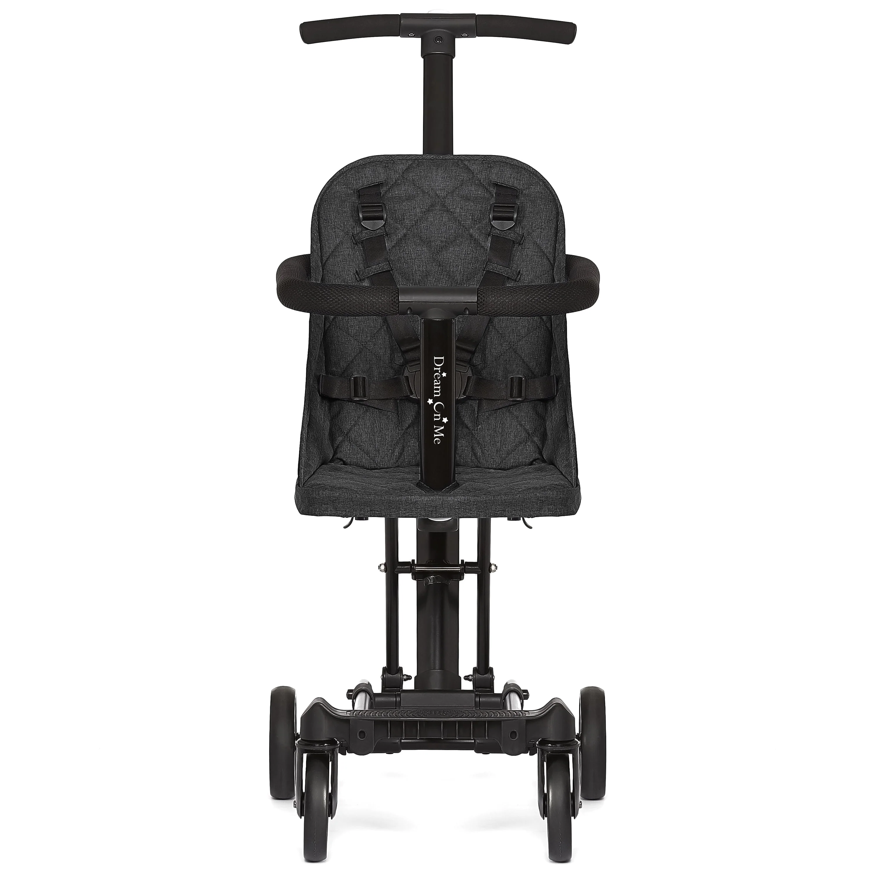 Dream On Me Coast Rider | Travel Stroller | Lightweight Stroller | Compact | Portable | Vacation Friendly Stroller, Black