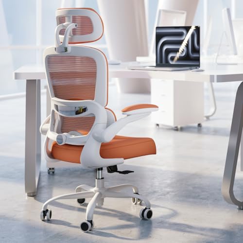TRALT Office Chair Ergonomic Desk Chair, 330 LBS Home Mesh Office Desk Chairs with Wheels, Comfortable Gaming Chair