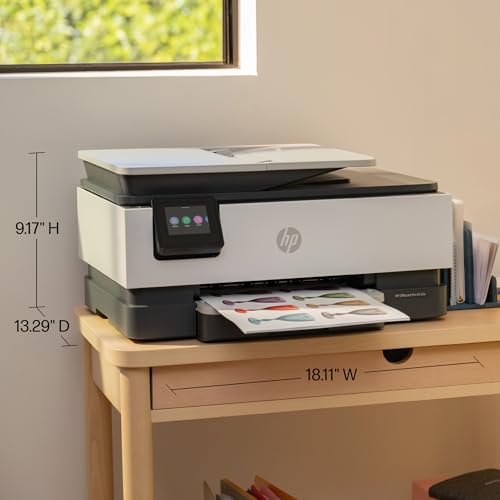HP OfficeJet Pro 8125e Wireless All-in-One Color Inkjet Printer, Print, scan, Copy, ADF, Duplex Printing, Home & Office