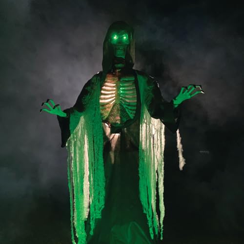 Haunted Hill Farm Motion-Activated 7.5-Ft. Tall Smoldering Ghoul