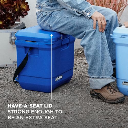 Coleman Pro Heavy-Duty 45qt Ultra-Light Premium Hard Cooler, Extra-Thick Insulation Keeps Ice up to 4 Days, 74-Can Capacity