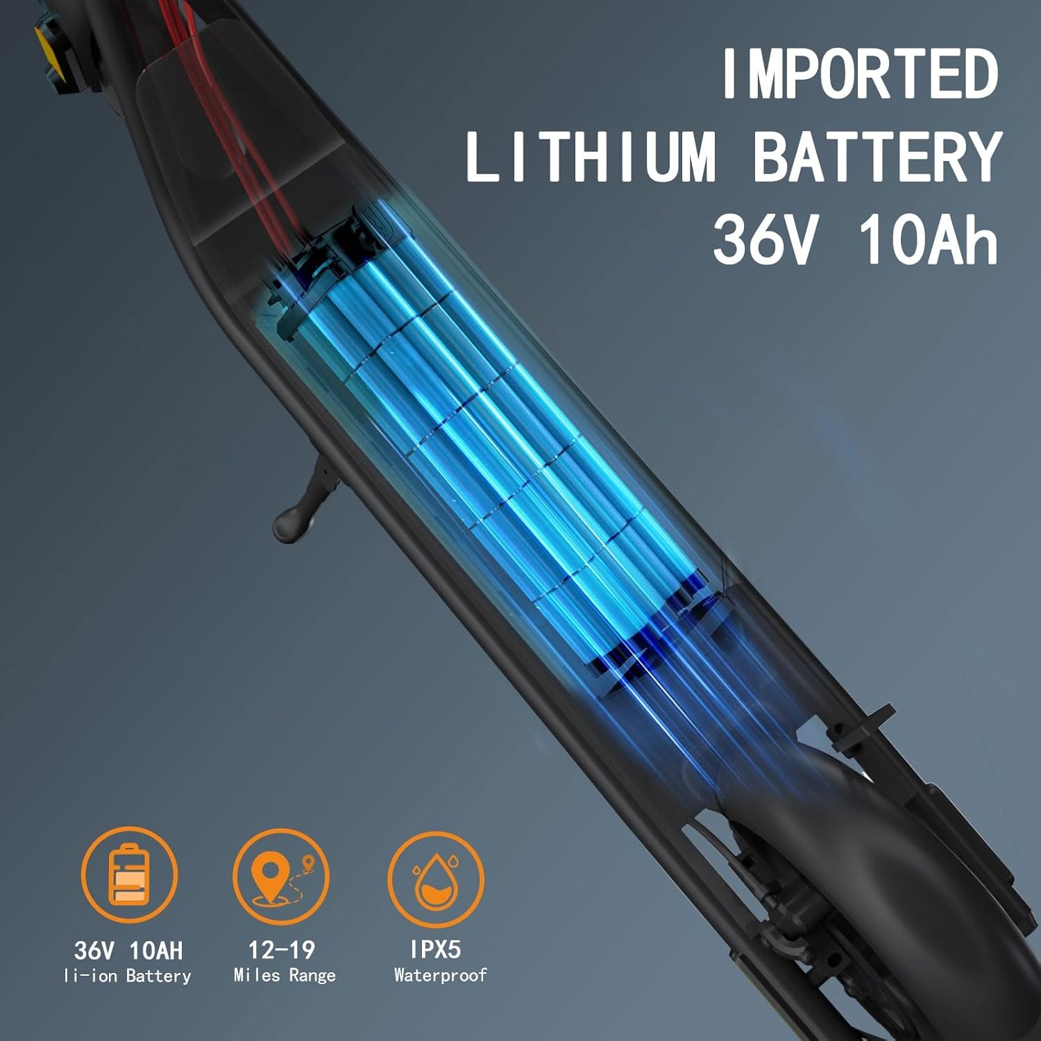 Foldable Electric Scooter for Teens Adults,500W Motor,Up 19 Mph and 15-19 Miles Long Range,10" Solid Tires,Dual Braking System and App Control