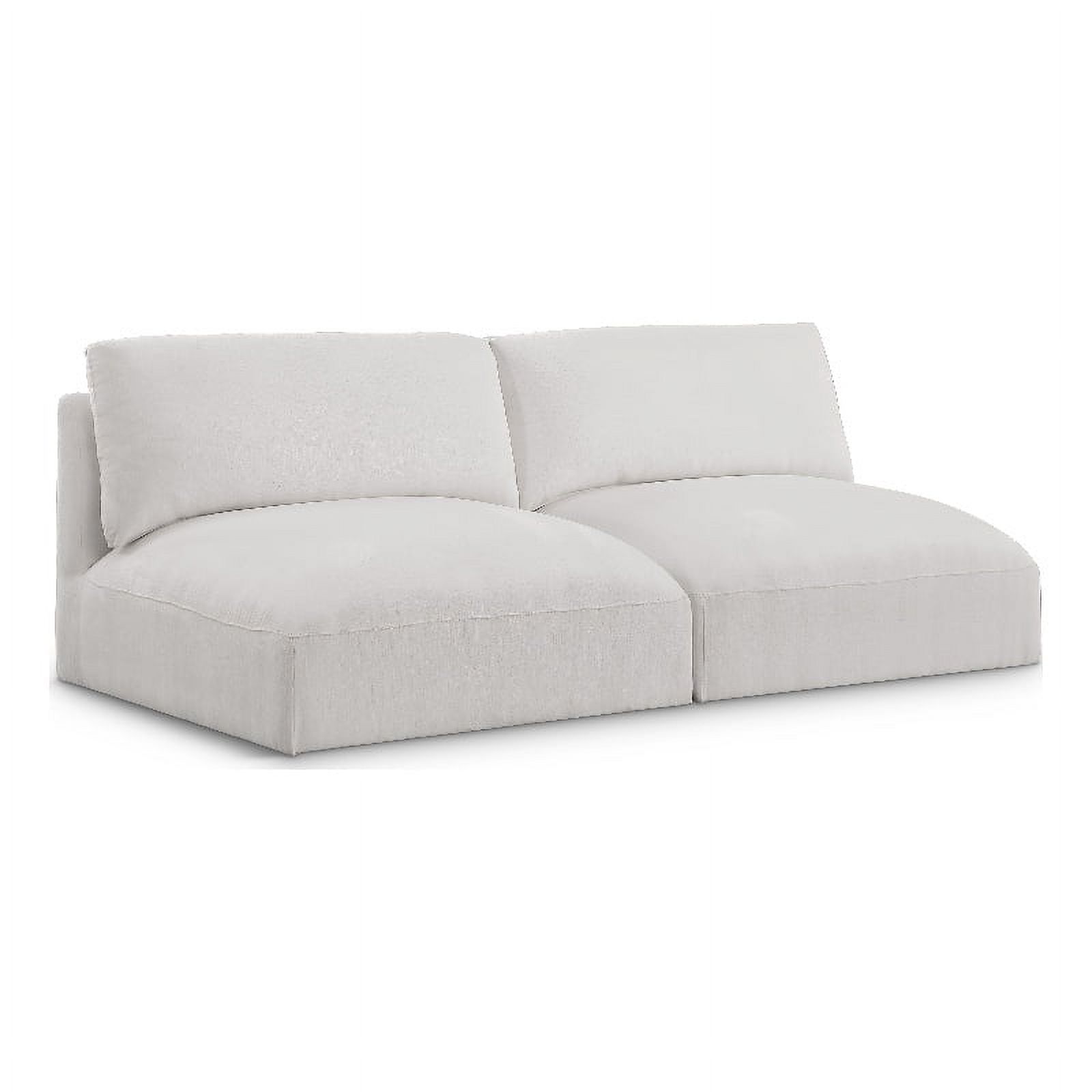 Meridian Furniture Ease Cream Fabric Modular Sofa