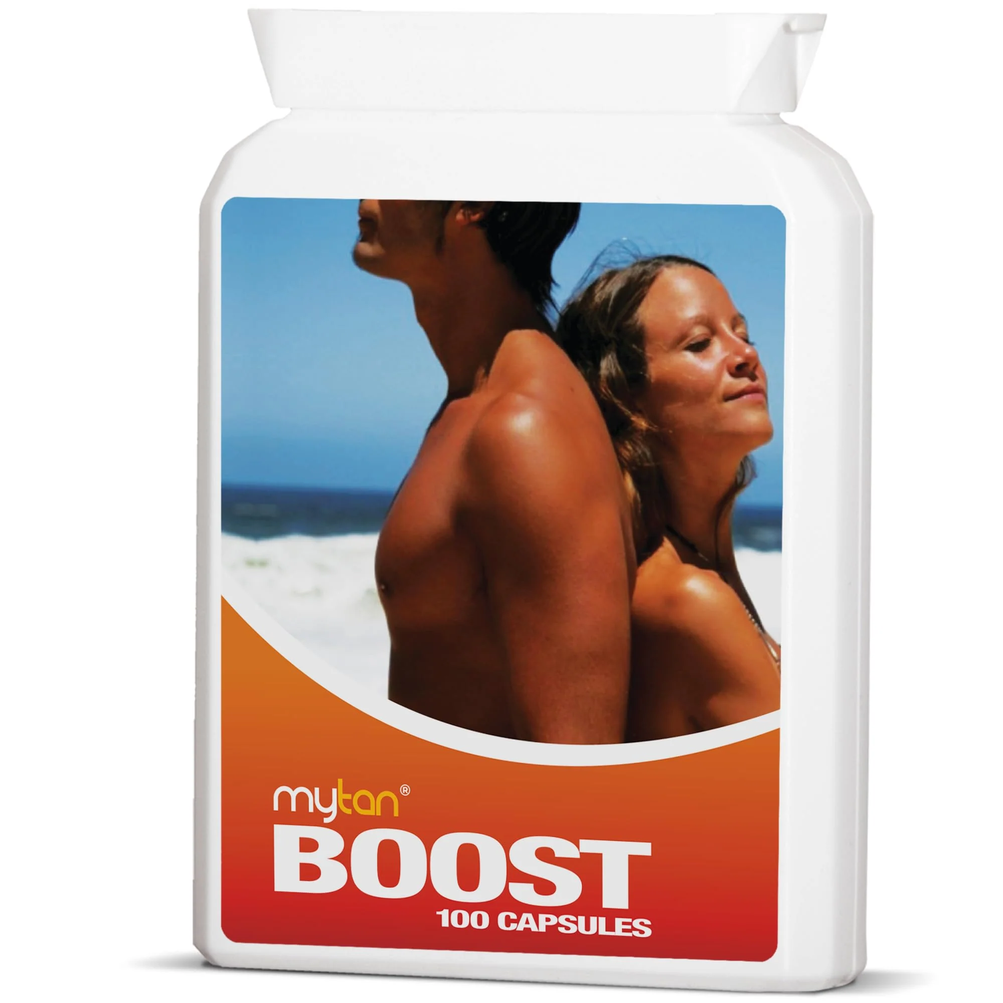 MyTan Boost Tan Pills | 100 Capsules | Sun Tan Accelerator | Natural Tanning Supplement | Tyrosine