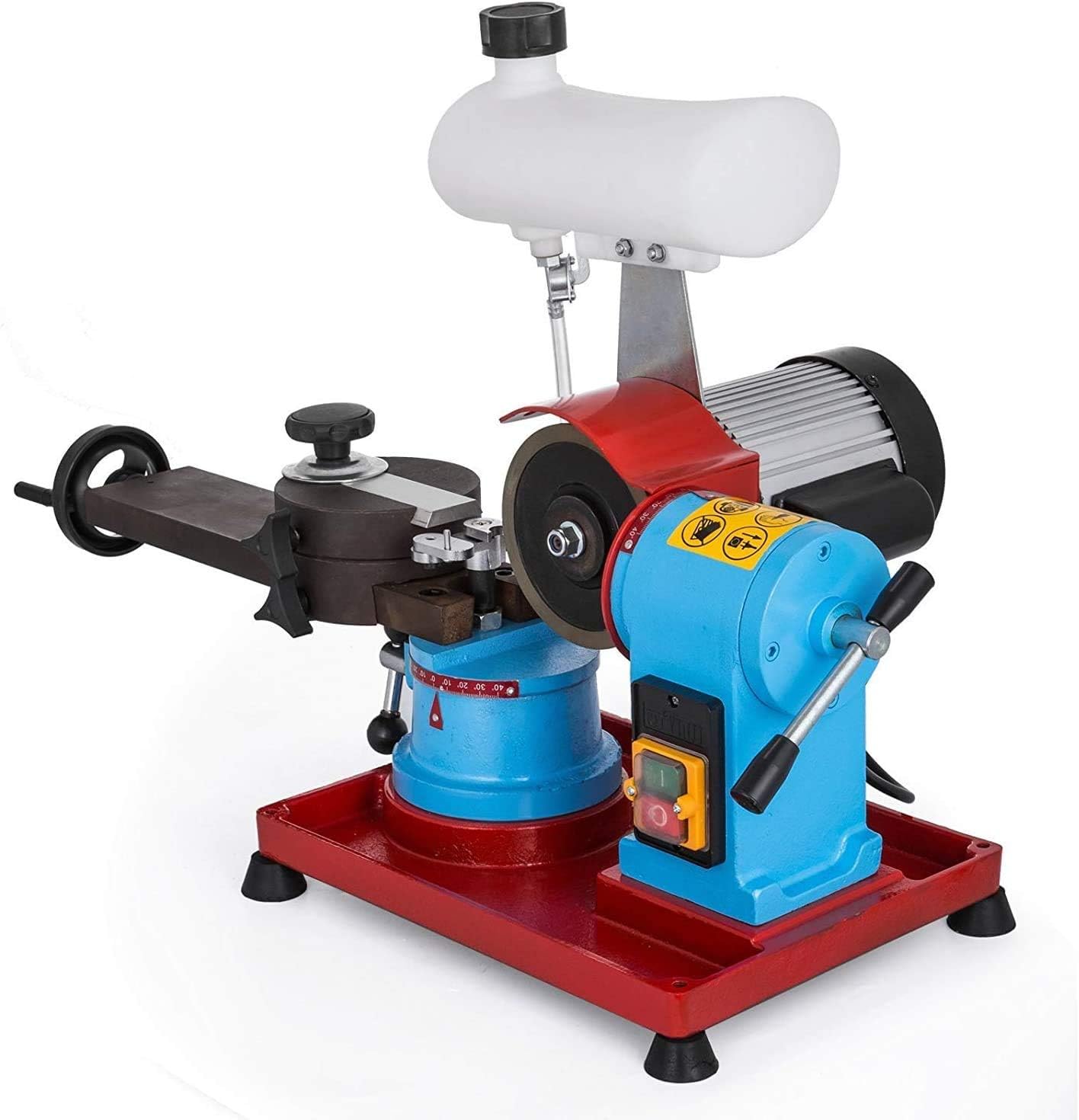 VEVOR Round Circular Saw Blade Grinder Machine 110V 370W Rotary Angle Mill Sharpener 125mm Electric Saw Blade Sharpener Machine for Sharpening