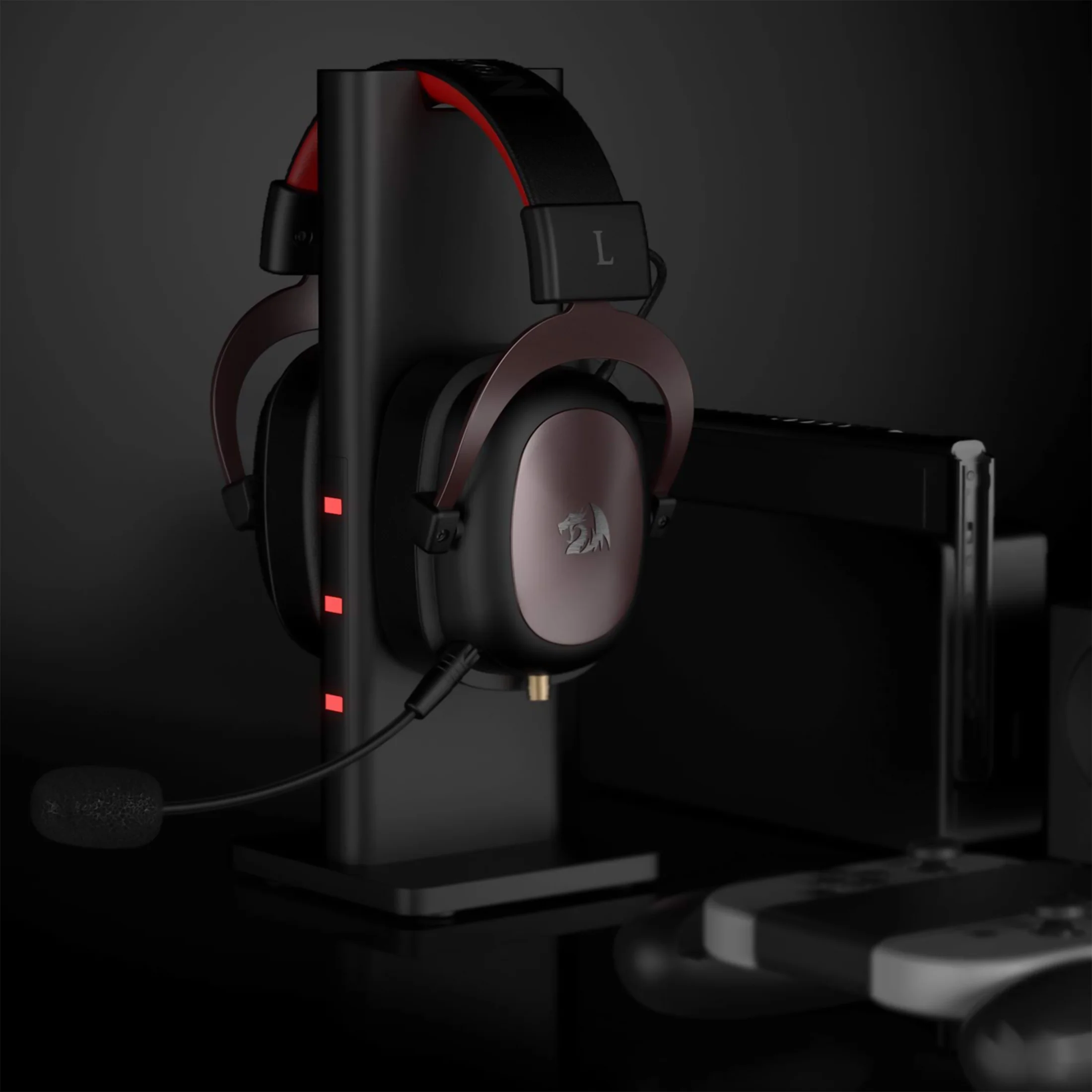 Redragon H510 Zeus Wired Gaming Headset - 7.1 Surround Sound - Memory Foam Ear Pads - 53MM Drivers - Detachable Microphone