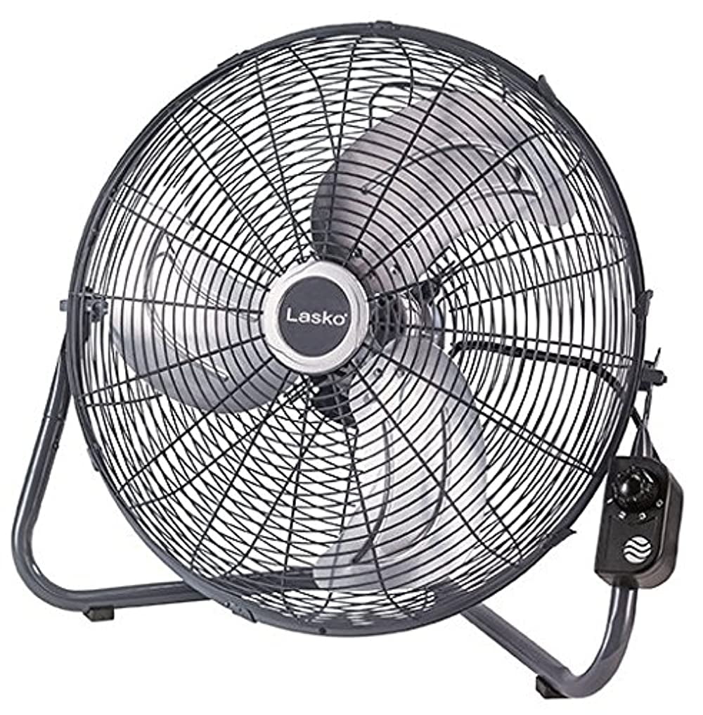 Lasko 20 High Velocity Floor Fan, Wall Mount Option and Remote, 22 H, Black, H20685, New
