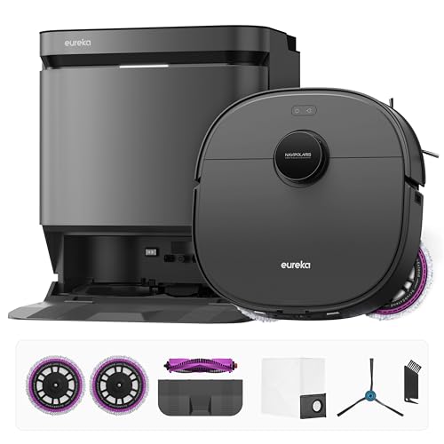 Eureka J15 Pro Ultra Robot Vacuum and Mop with Self Emptying Base, 16,200 Pa Suction, Flex-Arm Design Mop