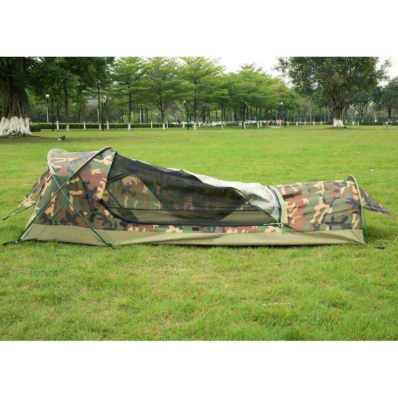 GEERTOP Ultralight 1 Person Bivy Tent for Camp Waterproof Single Man Tent for Camping Hiking Backpacking Hunting Outdoor Survival Gear