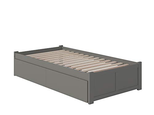 AFI Concord Platform Bed with Footboard & Storage Drawers