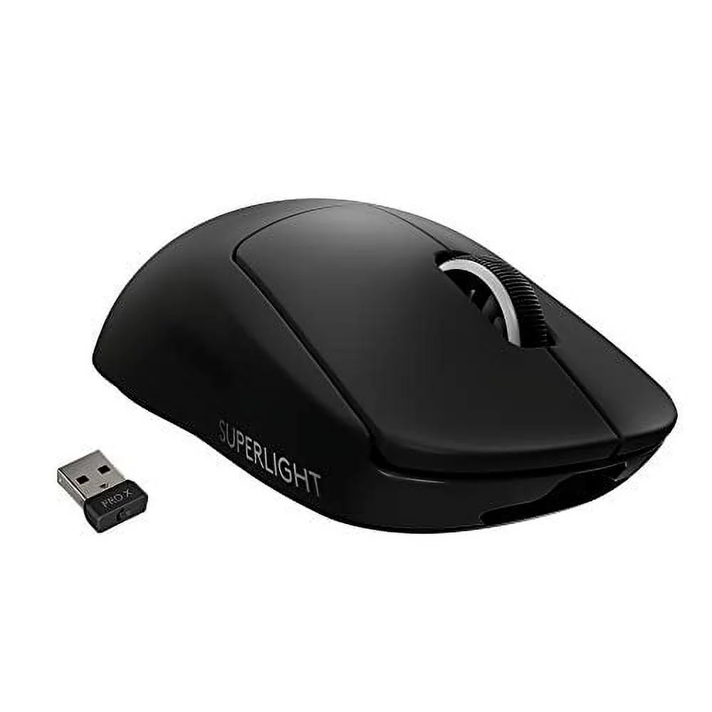 Logitech G PRO X SUPERLIGHT Wireless Gaming Mouse Ultra-Lightweight HERO 25K Sensor 25 600 DPI 5 Programmable Buttons Long Battery Life Compatible