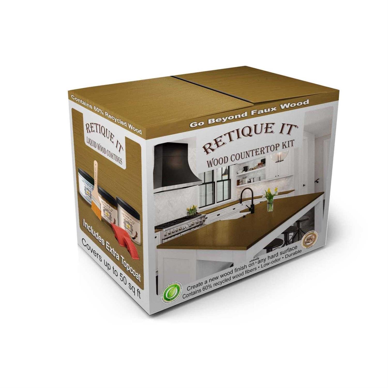 Retique It Liquid Wood Countertop Kit With Wood Gel Stain - Shop Hardware Tools Online Store
