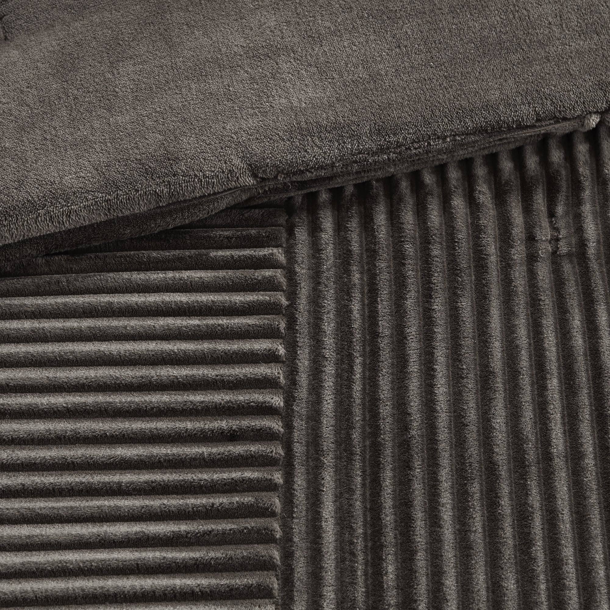 Carbon Loft Sterling Corduroy Plush Comfoter Mini Set - Navy - Twin