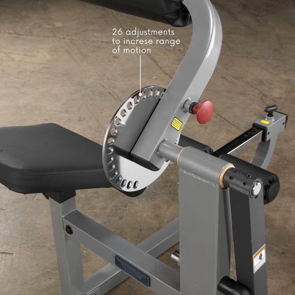 Body-Solid GCAB360 Cam Series Ab and Back Machine, Strengthen and Tone Abdominal and Back Muscles, Grey,
