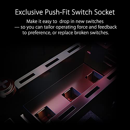 ASUS ROG Spatha X Wireless Gaming Mouse (Magnetic Charging Stand, 12 Programmable Buttons, 19,000 DPI, Push-fit Hot Swap Switch Sockets