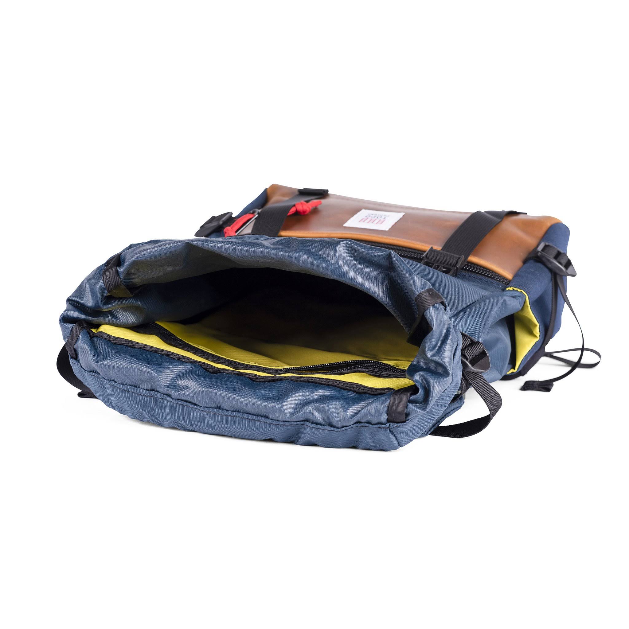 Topo Designs Rover Pack - Ballistic Black/Black Leather