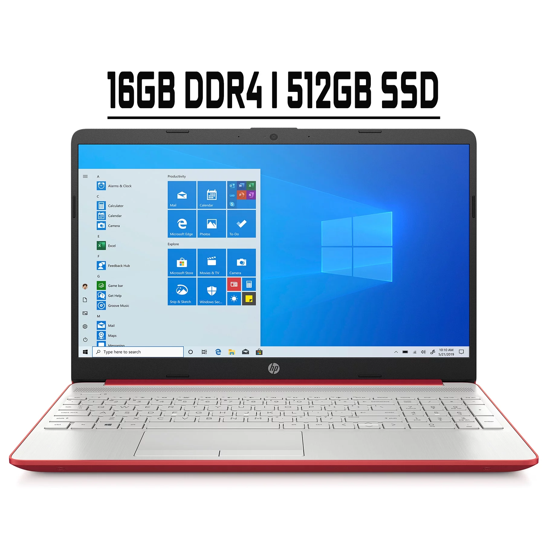 HP Notebook 15 Premium Business Laptop 15.6” diagonal HD Display Intel Pentium Gold 6405U Processor 16GB RAM 512GB SSD Intel UHD Graphics HDMI USB-C