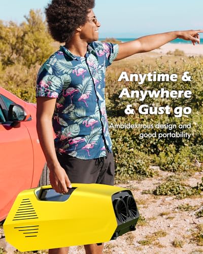 Portable Air Conditioners, 2380BTU Tent air conditioner fast cooling units, 240W low consumption outdoor air conditioner, 24V/DC, 4 adaptable modes