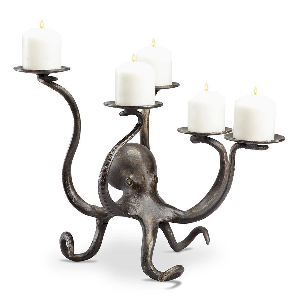SPI Home Octopus Pillar Candelabra