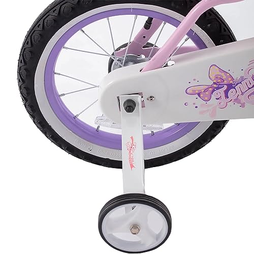 Royalbaby Princess Girls Kids Bike 12 14 16 18 20 Inch Children Bicycle with Basket for Age 3-12 Years