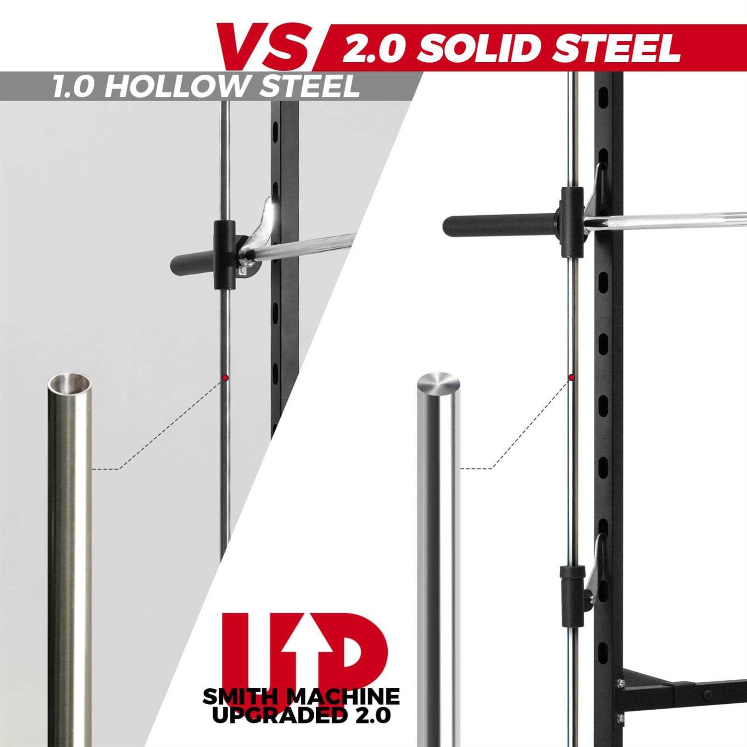 RitFit Smith Machine Power Rack with LAT-Pull Down System - Sports Supplies Online Store