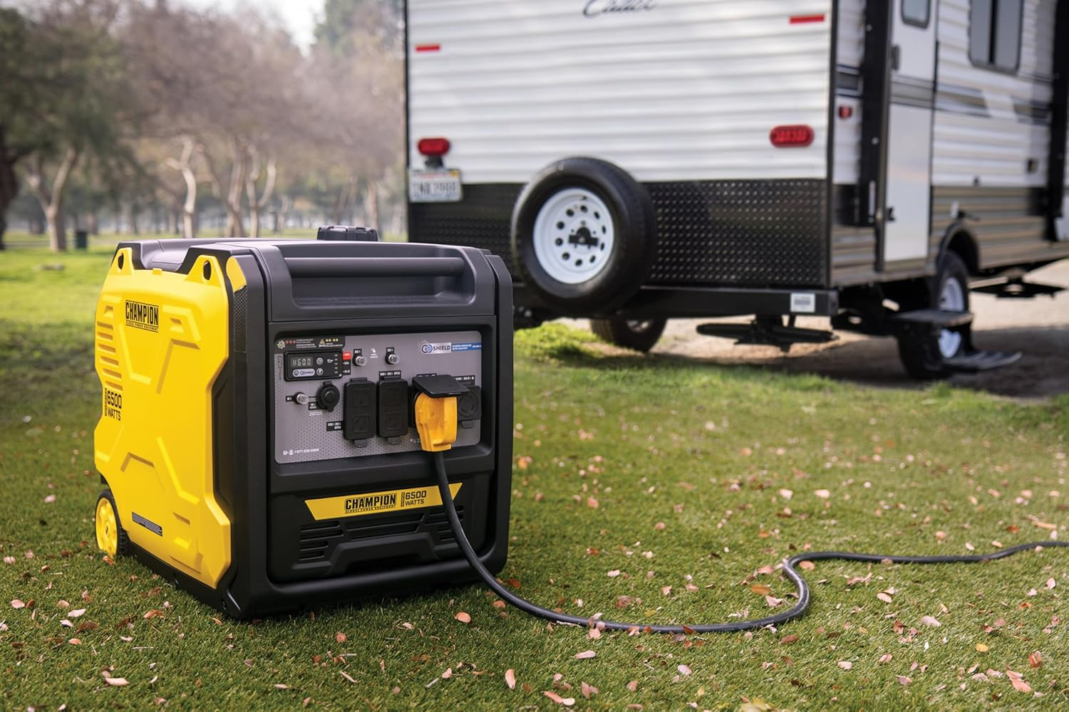 Champion Power Equipment 6500-Watt RV Ready Portable Inverter Generator with Quiet Technology and CO Shield