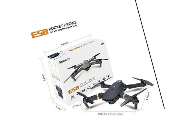 Quadcopter Drone with Camera Live Video, Eachine E58 WiFi FPV Quadcopter with...