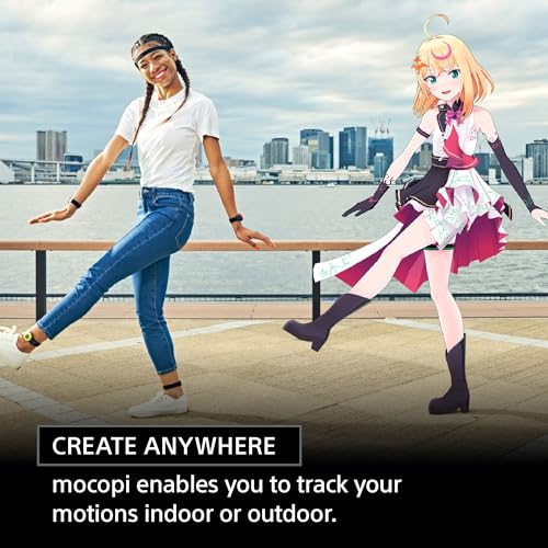 Sony mocopi 3D Mobile Motion Capture for VR and 3D Content Creation, Pro Kit Includes 2 Sets of mocopi Main Unit