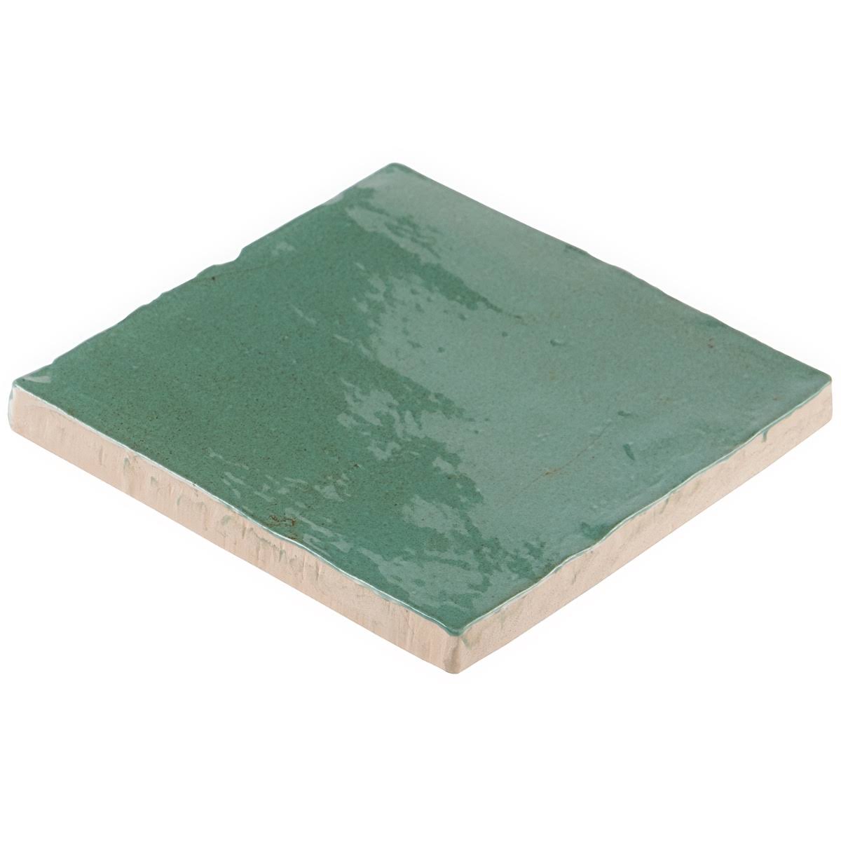 Ivy Hill Tile Kingston Green 4 in. x 4 in. Polished Ceramic Wall Tile (50 Pieces, 5.38 Sq. ft. / CASE)