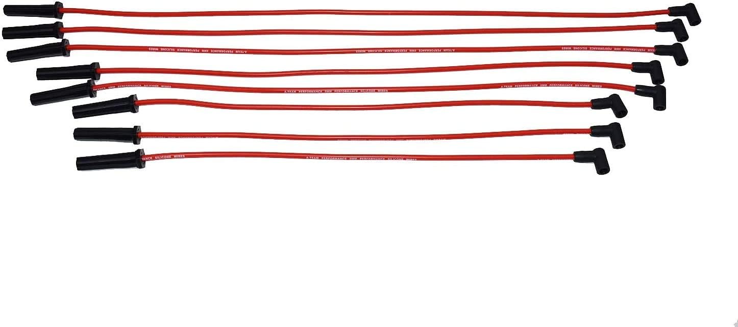 A-Team Performance Pro Series R2R Distributor, 8.0mm Spark Plug Wires, & 45K Volt Coil Compatible With Chevy Corvette BBC Tach Drive 396, 402, 427