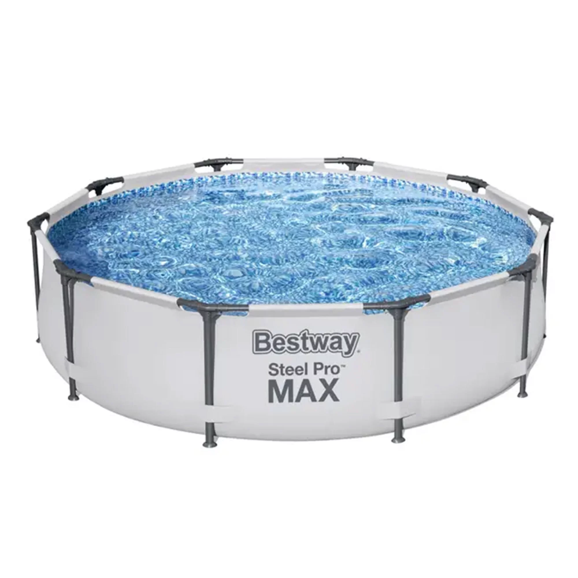 Bestway Steel Pro MAX 10'x30" Above Ground Outdoor Swimming Pool with Pump Metal frame pools Round