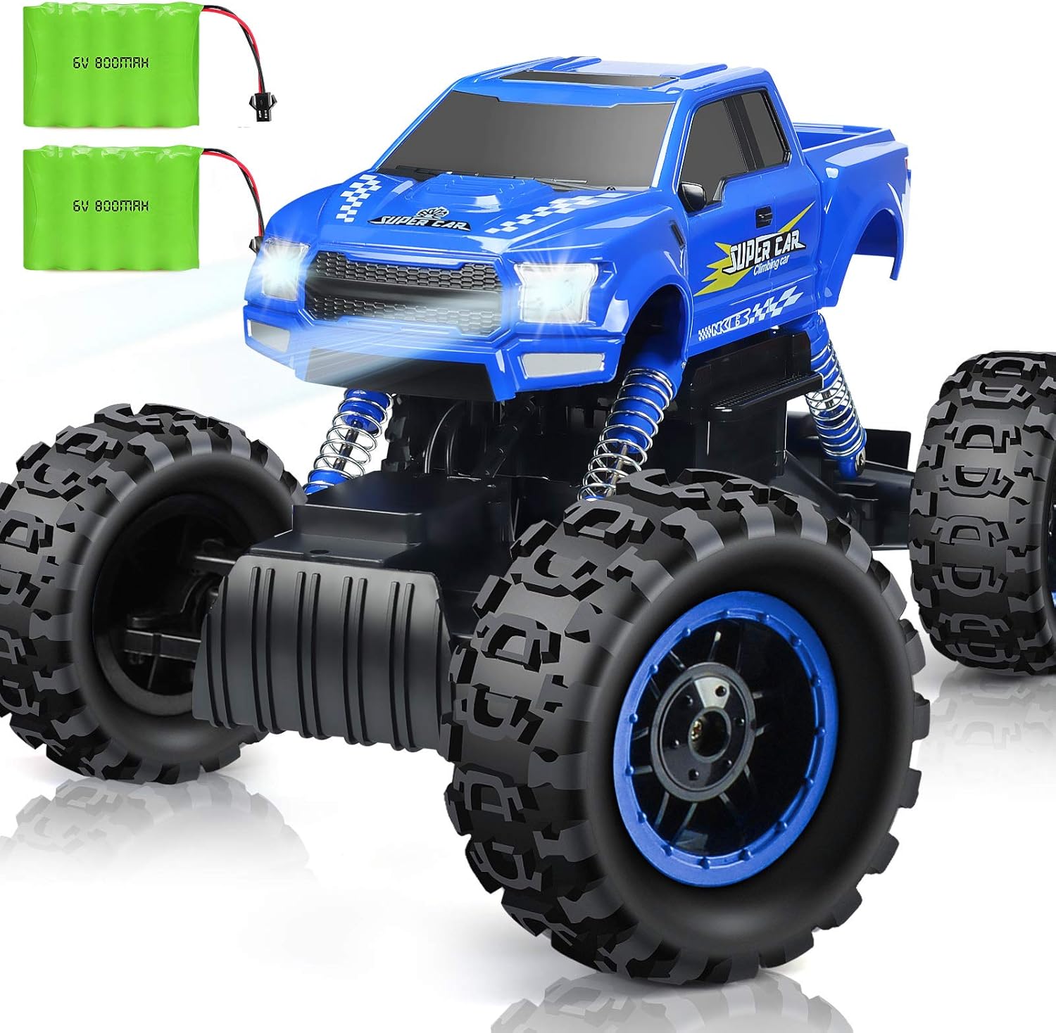 DOUBLE E RC Cars Remote Control Car 1:12 Off Road Monster Truck for Boy Adult Gifts ,2.4Ghz All Terrain Hobby Car with 2 Batteries