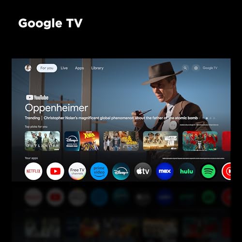 TCL 55-Inch Class QM7K Series QD-Mini LED 4K UHD Google Smart TV Best Premium Mini-LED TV - QLED, 144hz, 240hz Gaming Rate, Anti-Reflective Screen