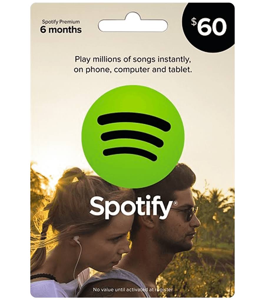 Spotify Digital Gift Card (Email Delivery)