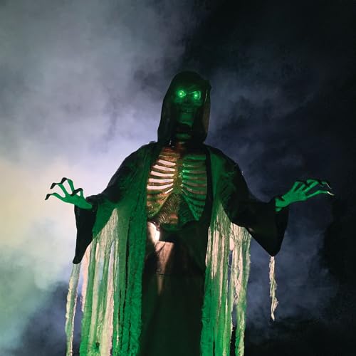 Haunted Hill Farm Motion-Activated 7.5-Ft. Tall Smoldering Ghoul