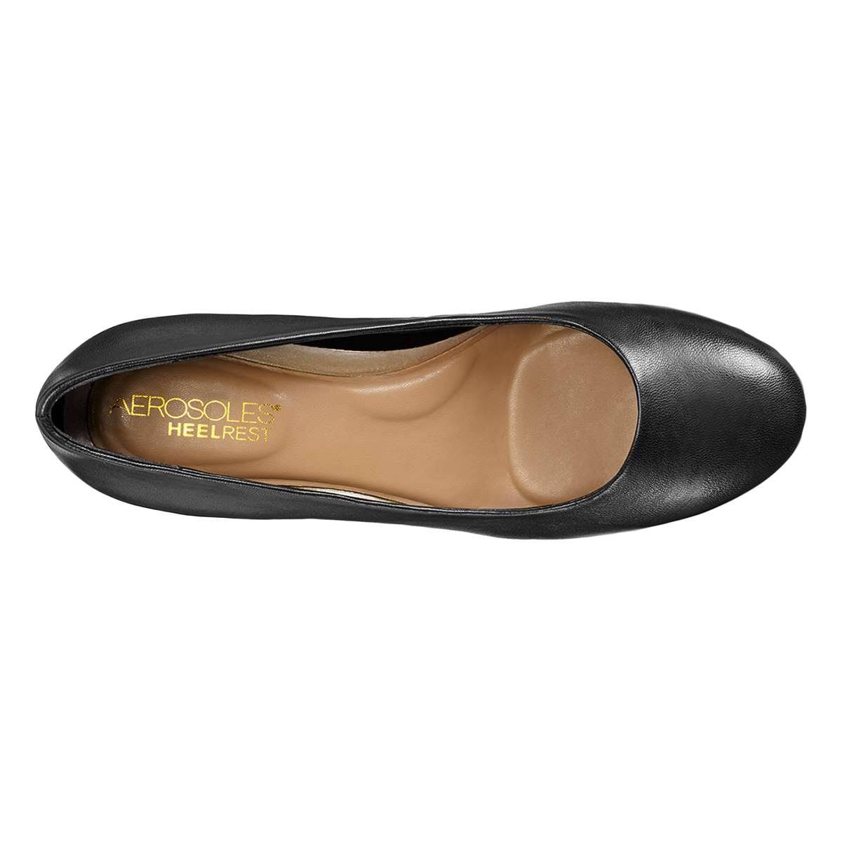 Aerosoles Navy Leather Eye Candy Pumps