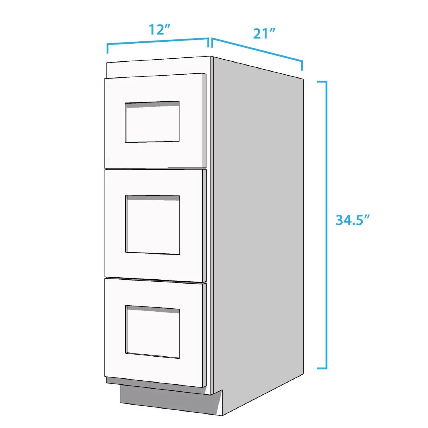 Craftline Ready to Assemble Shaker Vanity Cabinets