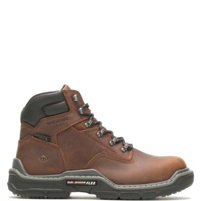 Wolverine Raider DuraShocks Waterproof 6" CarbonMAX Work Boot Men Peanut - Curated Treasures Market