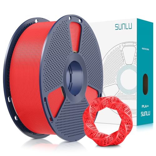 SUNLU 3D Printer Filament Bundle, PLA Plus Filament 10KG 1.75mm, Neatly Wound Filament for Most 3D Printer, 10 Colors, 1kg Spool