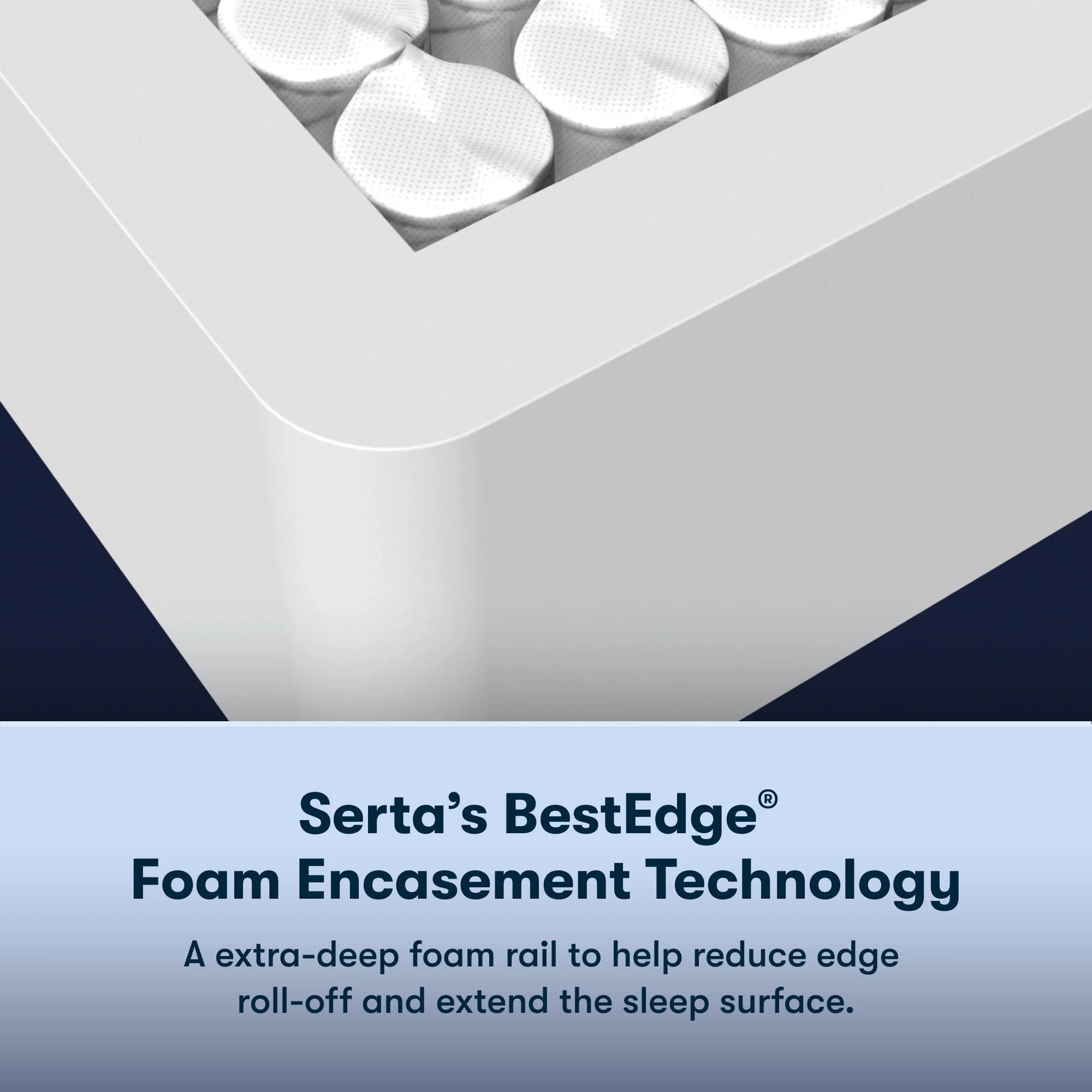 Serta Perfect Sleeper Nurture Night 13.5" Medium Mattress -Twin XL - Innerspring; Fiberglass-Free