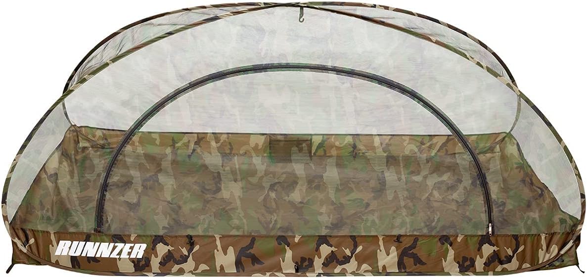 L RUNNZER Single Pop up Portable Mosquito Camping Net Tent Pack of 2