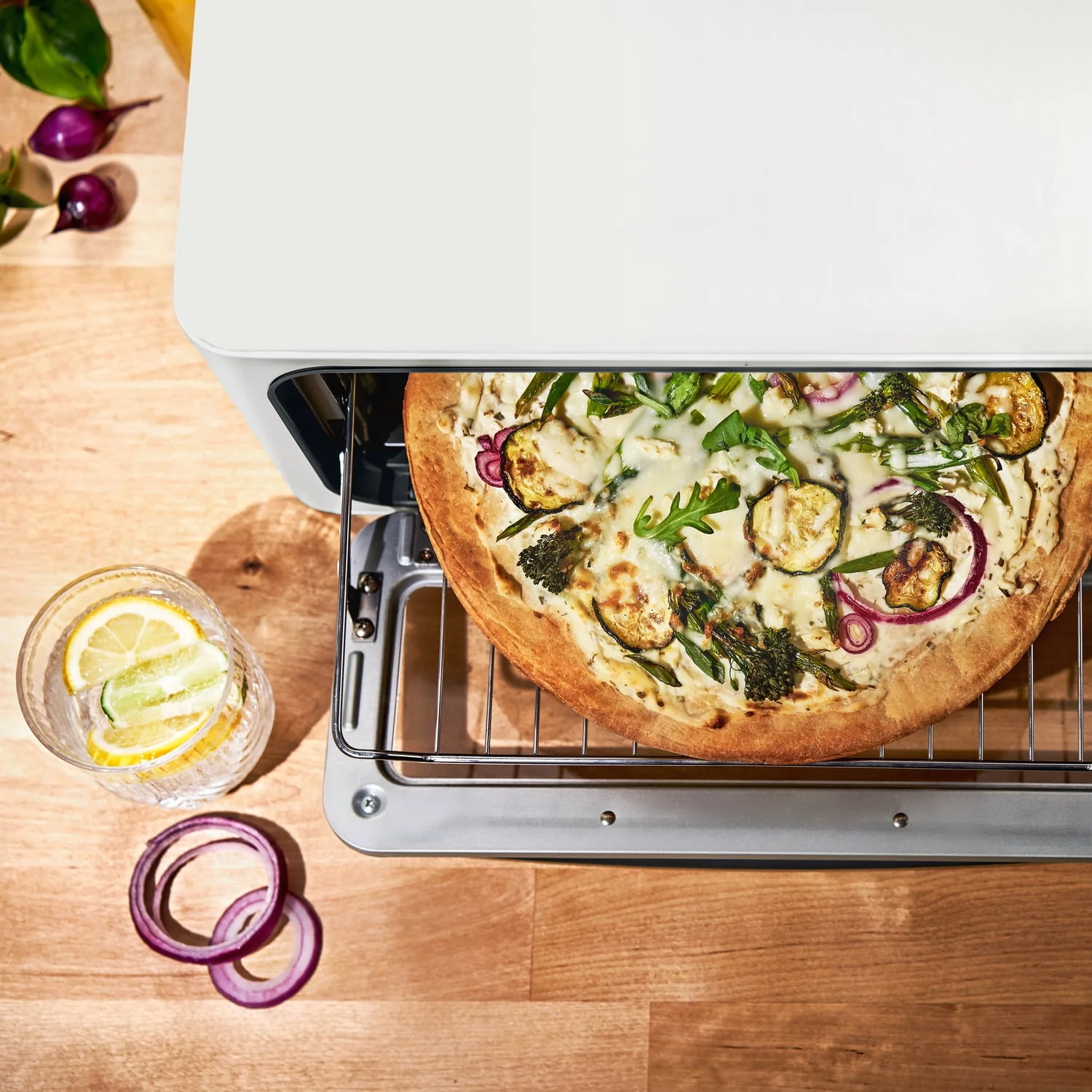 Beautiful Infrared Air Fry Toaster Oven, 9-Slice, 1800 W, Black Sesame by Drew Barrymore