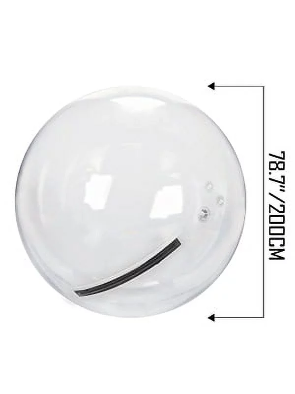 BENTISM 2M Walk on Water Walking Ball Roll Inflatable Zorb Ball w/ German Zipper PVC